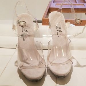 Ellie Clear Heels